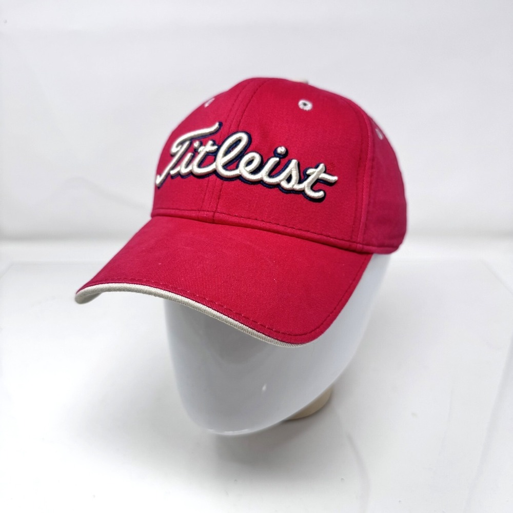 Titleist Cap Mens Cardinal Red Golf‎ Hat Baseball Sport